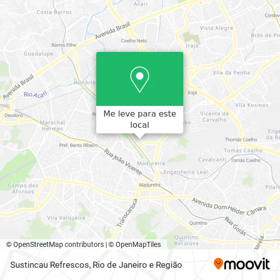 Sustincau Refrescos mapa