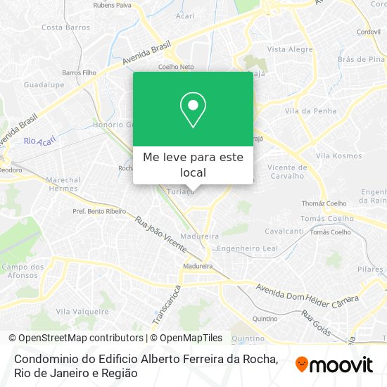 Condominio do Edificio Alberto Ferreira da Rocha mapa