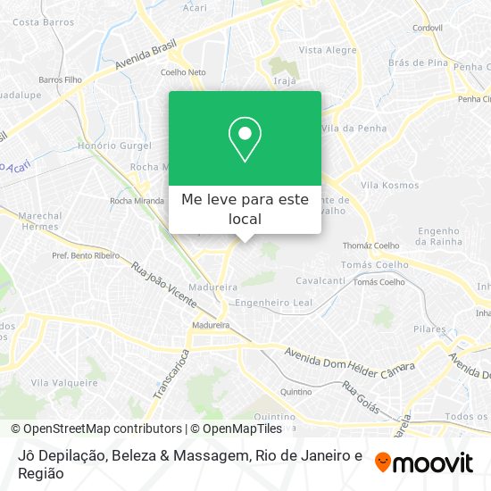 Jô Depilação, Beleza & Massagem mapa