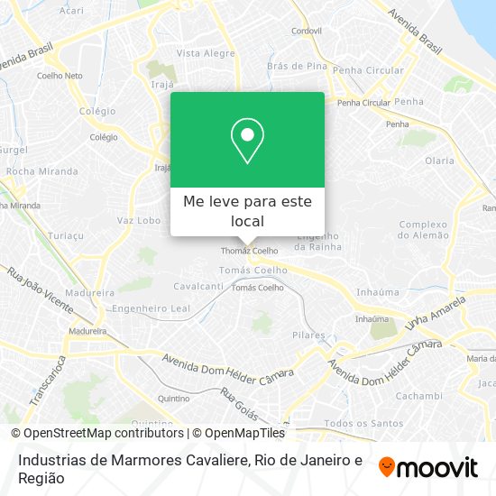 Industrias de Marmores Cavaliere mapa