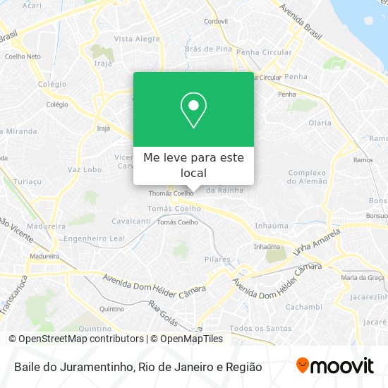 Baile do Juramentinho mapa