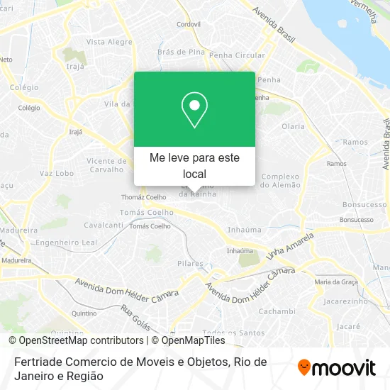 Fertriade Comercio de Moveis e Objetos mapa