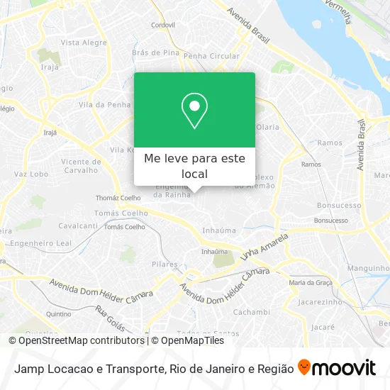 Jamp Locacao e Transporte mapa