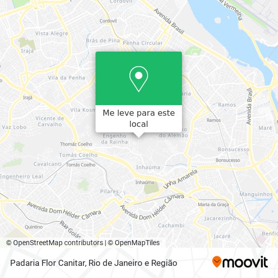 Padaria Flor Canitar mapa