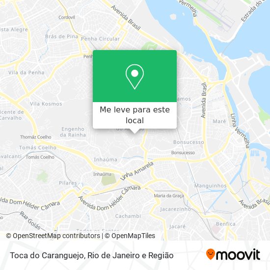 Toca do Caranguejo mapa