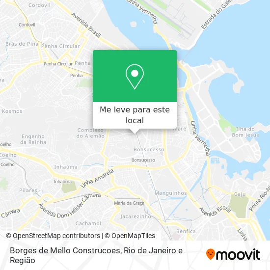Borges de Mello Construcoes mapa