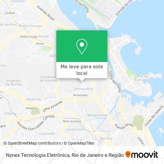 Nynex Tecnologia Eletrônica mapa