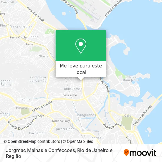 Jorgmac Malhas e Confeccoes mapa