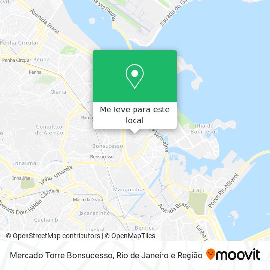 Mercado Torre Bonsucesso mapa