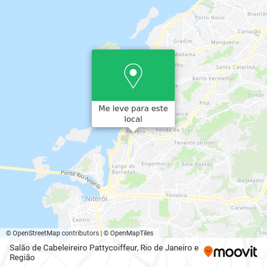 Salão de Cabeleireiro Pattycoiffeur mapa