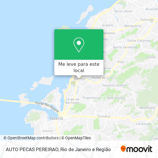 AUTO PECAS PEREIRAO mapa