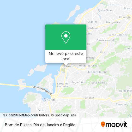 Bom de Pizzas mapa