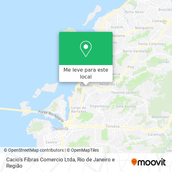 Cacio's Fibras Comercio Ltda mapa
