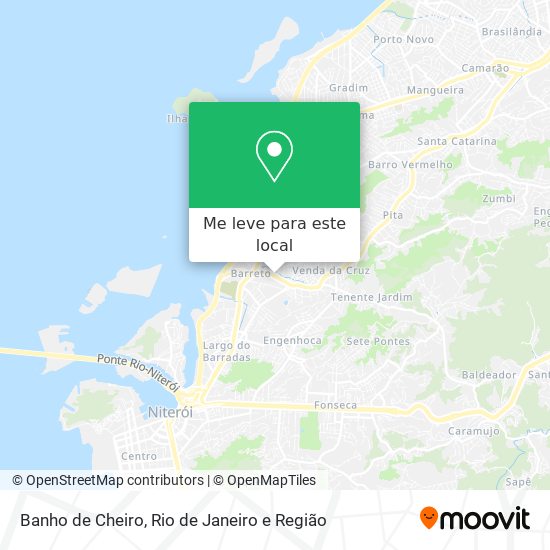 Banho de Cheiro mapa