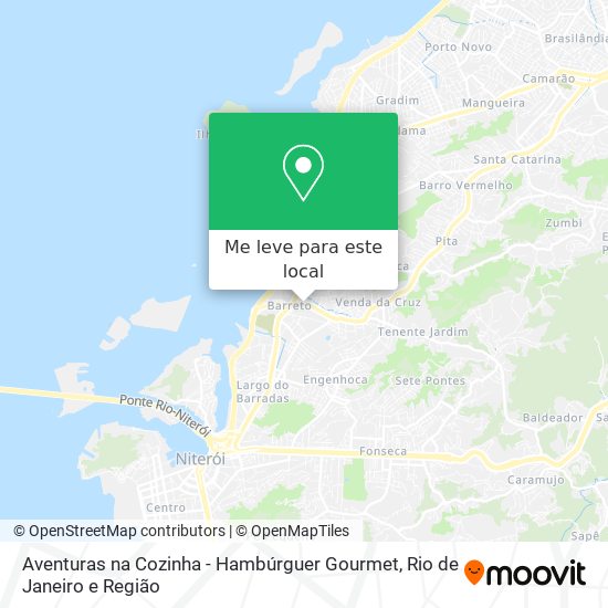 Aventuras na Cozinha - Hambúrguer Gourmet mapa