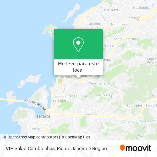VIP Salão Camboinhas mapa