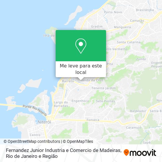 Fernandez Junior Industria e Comercio de Madeiras mapa