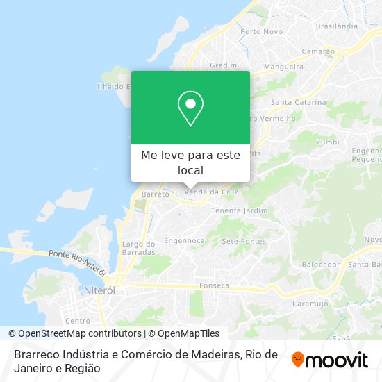 Brarreco Indústria e Comércio de Madeiras mapa