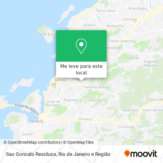 Sao Goncalo Residuos mapa