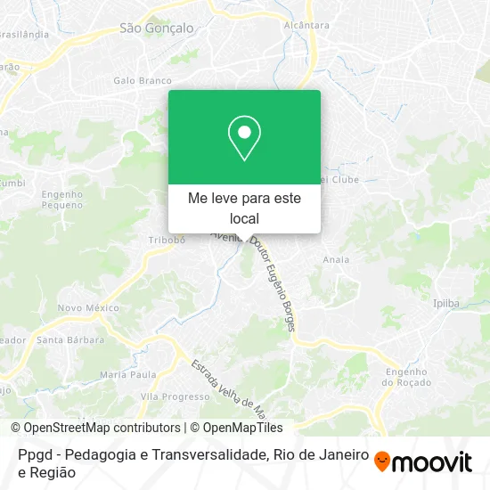 Ppgd - Pedagogia e Transversalidade mapa