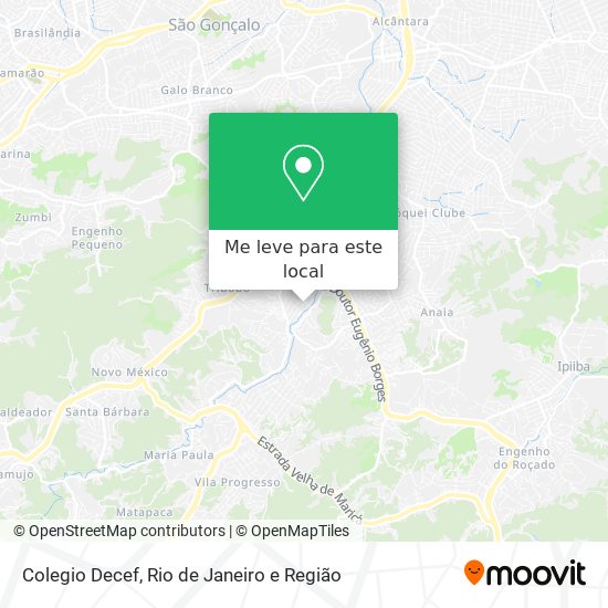 Colegio Decef mapa