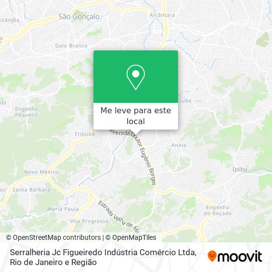 Serralheria Jc Figueiredo Indústria Comércio Ltda mapa