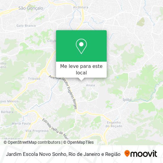 Jardim Escola Novo Sonho mapa