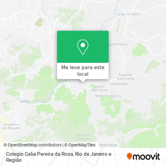 Colegio Celia Pereira da Rosa mapa