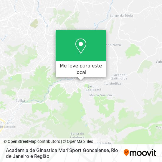 Academia de Ginastica Mari'Sport Goncalense mapa