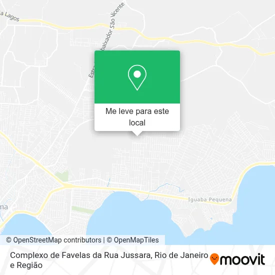 Complexo de Favelas da Rua Jussara mapa