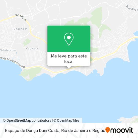 Espaço de Dança Dani Costa mapa