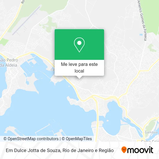 Em Dulce Jotta de Souza mapa