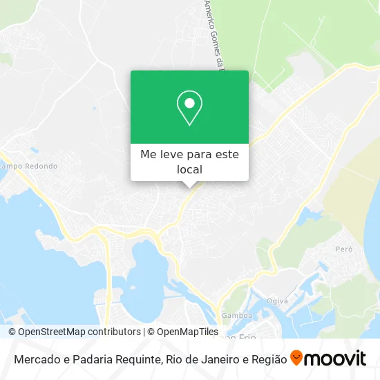 Mercado e Padaria Requinte mapa