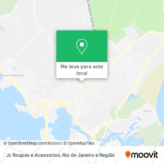 Jc Roupas e Acessórios mapa