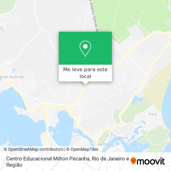 Centro Educacional Milton Pecanha mapa