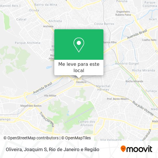Oliveira, Joaquim S mapa