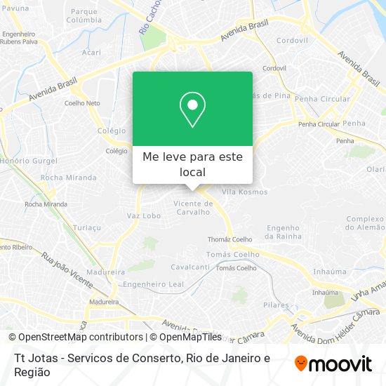 Tt Jotas - Servicos de Conserto mapa