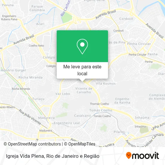 Igreja Vida Plena mapa