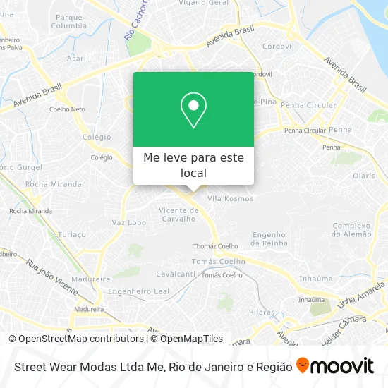 Street Wear Modas Ltda Me mapa