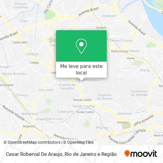 Cesar Roberval De Araujo mapa