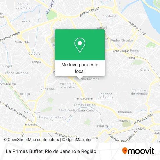 La Primas Buffet mapa