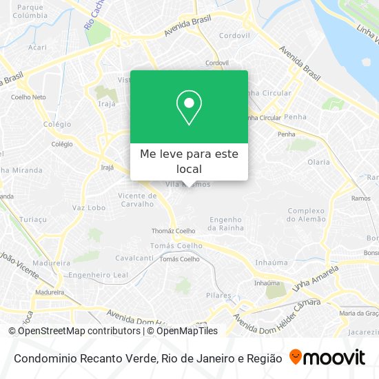 Condominio Recanto Verde mapa