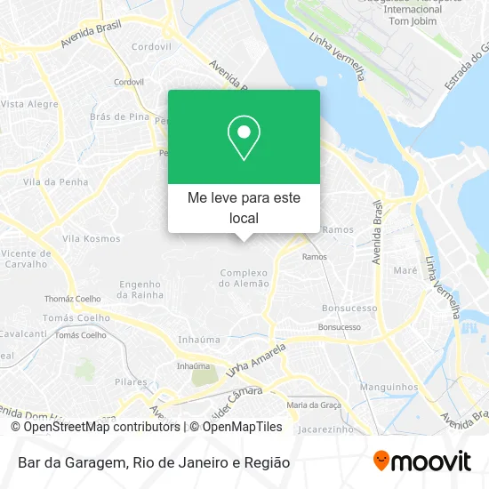 Bar da Garagem mapa
