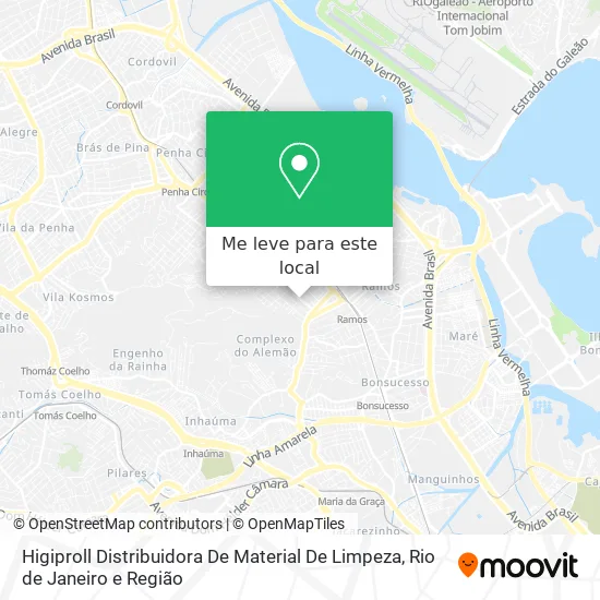 Higiproll Distribuidora De Material De Limpeza mapa