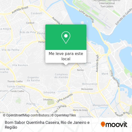 Bom Sabor Quentinha Caseira mapa