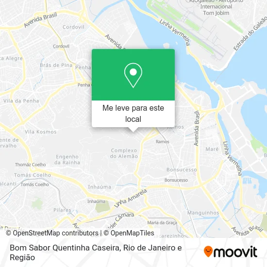 Bom Sabor Quentinha Caseira mapa