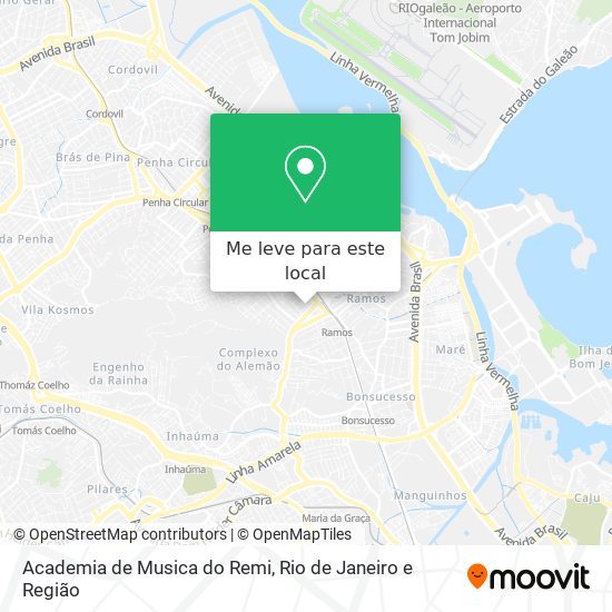 Academia de Musica do Remi mapa