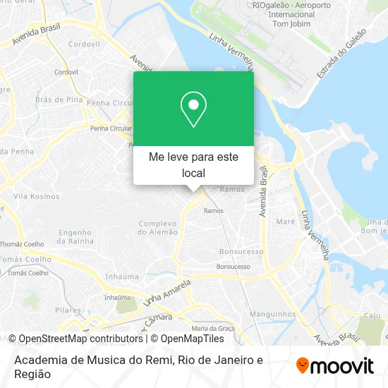 Academia de Musica do Remi mapa