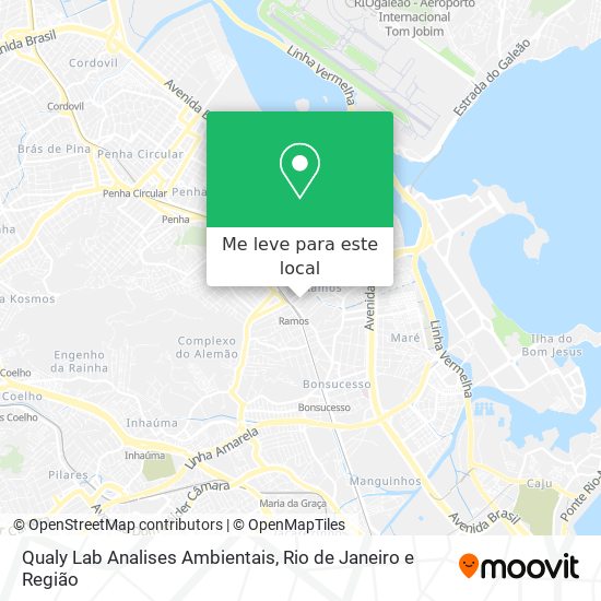 Qualy Lab Analises Ambientais mapa