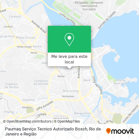 Paumaq Serviço Tecnico Autorizado Bosch mapa